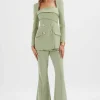 Flash Sale Lavish Alice Freja Tailored Bandeau Blazer In Sage Green