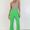 Outlet Lavish Alice Raquel Fit And Flare Trouser In Apple Green