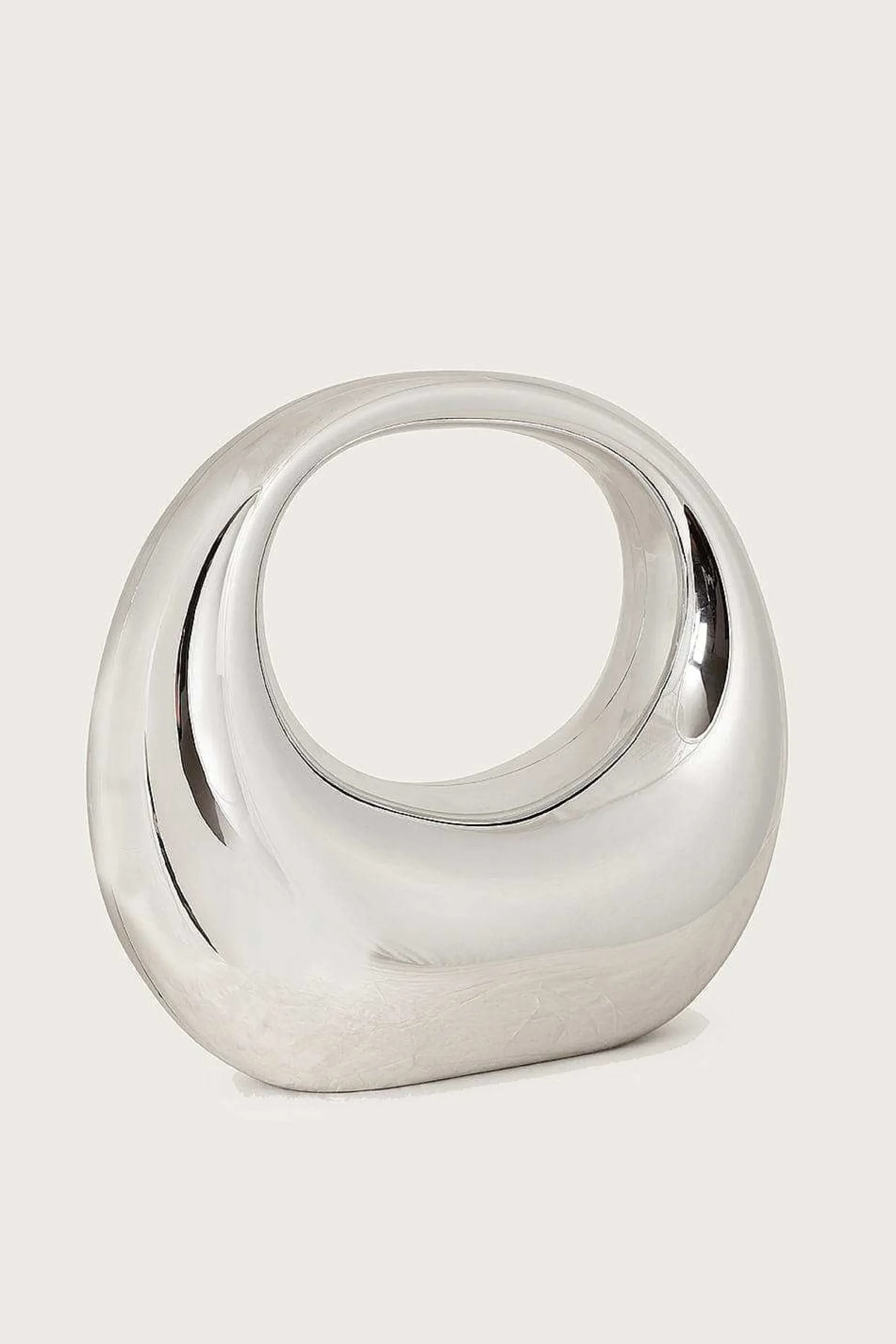 viviana_sculptural_acryli_1.webp Cheap Lavish Alice Viviana Sculptural Acrylic Clutch Bag In Silver