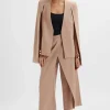 Best Lavish Alice Zendaya Classic Cape Blazer Jacket In Camel